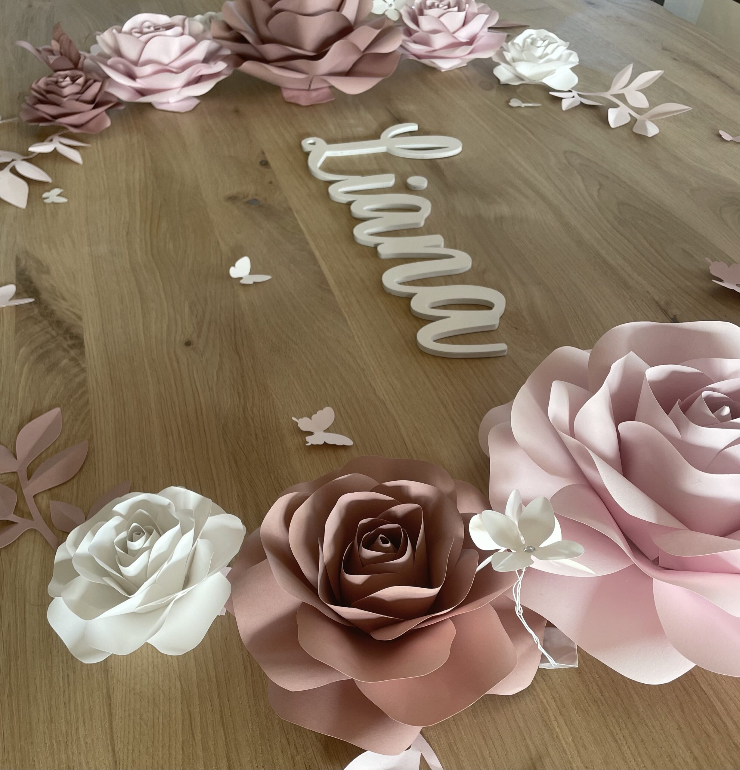 papierblumen-set-maedchen-kinderzimmer-paperdesign kinderzimmer dekoration