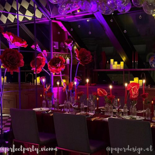 Exclusive Events mit großen Blumen Neue Hoheit