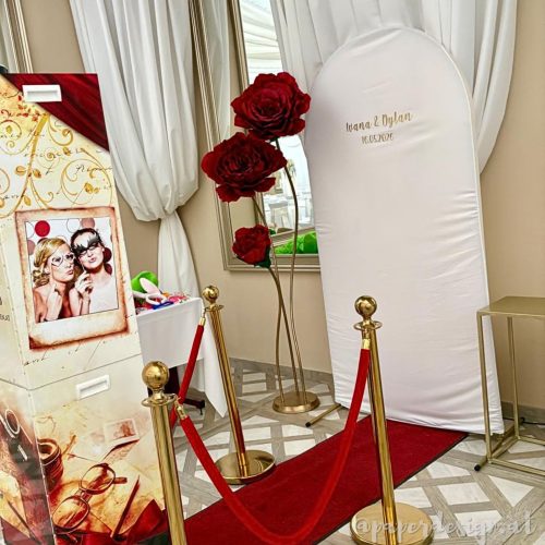 Fotopoint Hochzeit Rote XXL Rosen