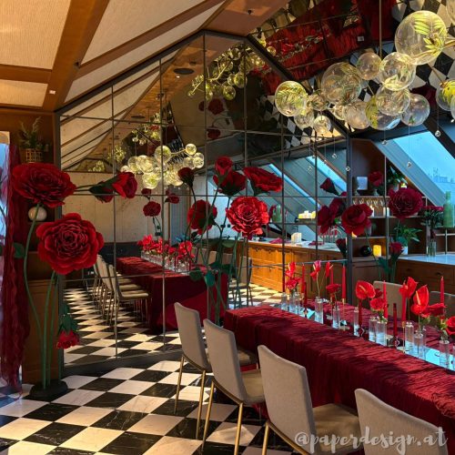 Neue Hoheit Exklusive Party Paperdesign große Blumen