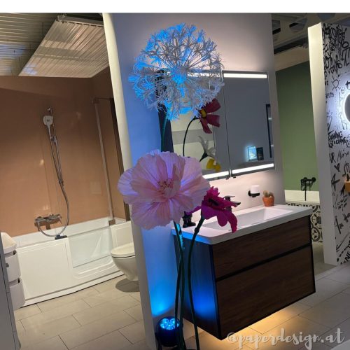 Neueröffnung XXL Blumen Paperdesign Bad & Energie Showroom 3