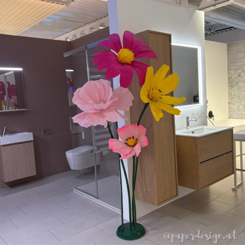 Neueröffnung XXL Blumen Paperdesign Bad & Energie Showroom