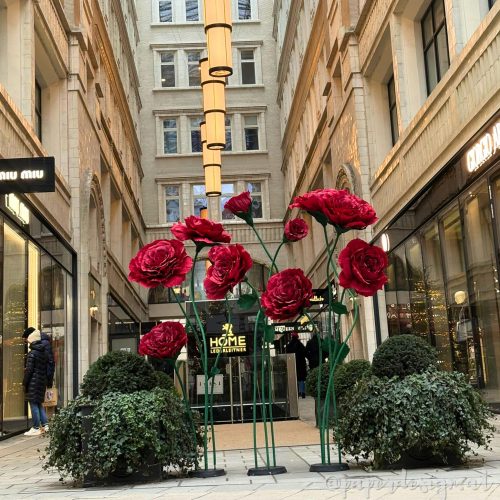 Tuchlauben XXL Blumen exklusiv große Blumen Fotoshooting