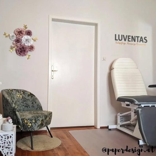 auslage geschäftsraum kosmetiksalon wanddekoration handgemacht